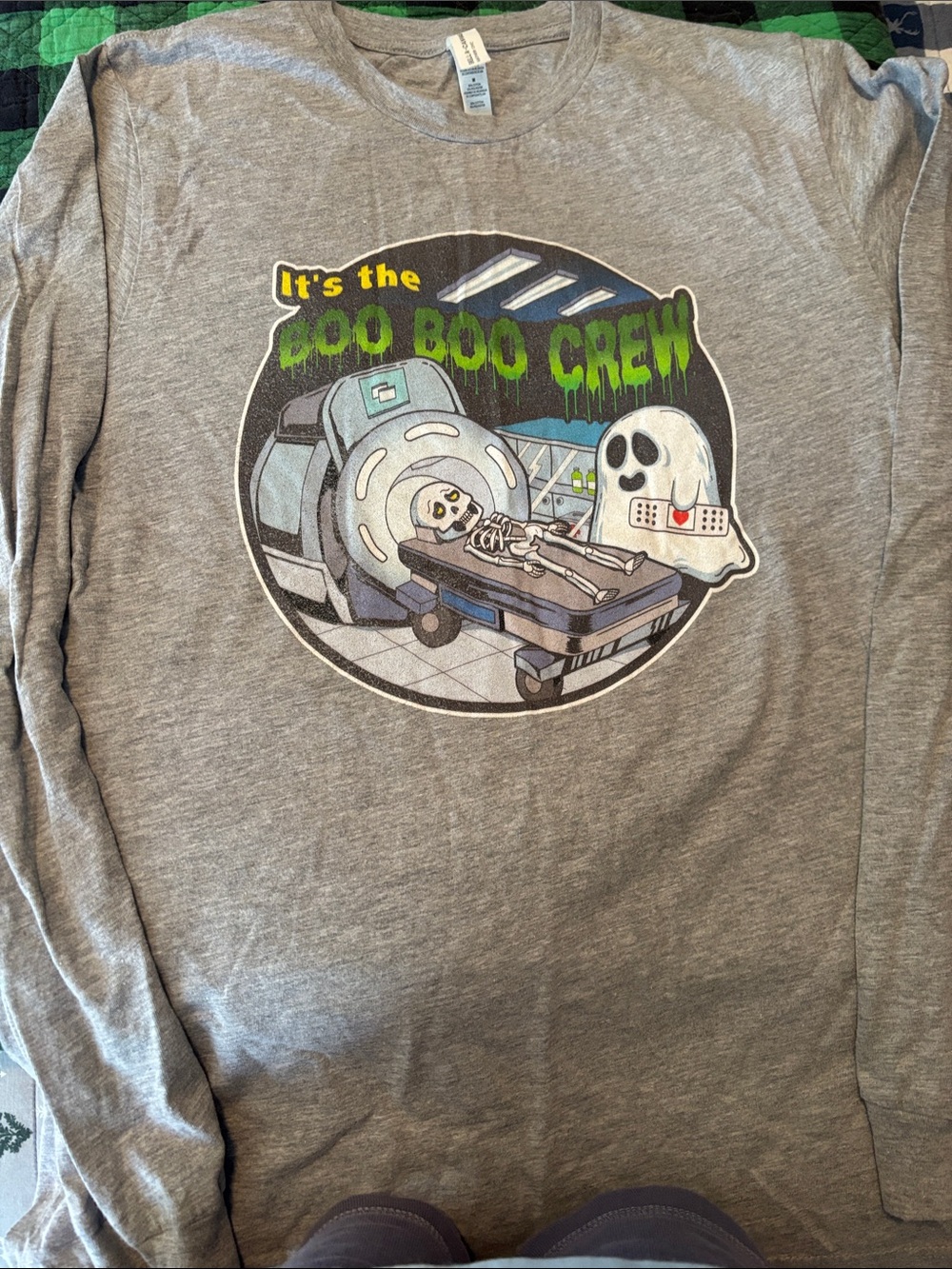 Bella Canvas Light Heather Gray Crewneck Tee